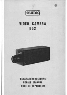 Eumig VC 552 manual. Camera Instructions.